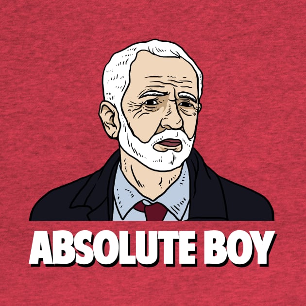 Jeremy Corbyn Absolute Boy by dumbshirts